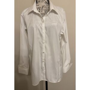 Liz Claiborne long sleeve white blouse - size 12